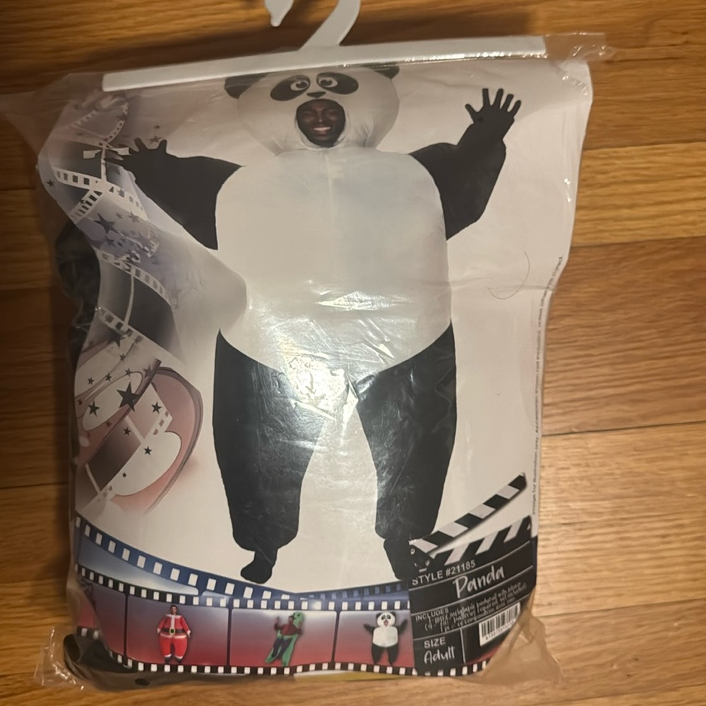 Inflatable Panda Costume used once OS